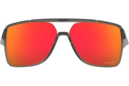 Sluneční brýle Oakley Castel OO9147-05 Squared Šedé