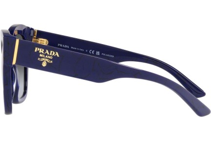 Sluneční brýle Prada PR17ZS 18D5W1 Polarized Squared Modré