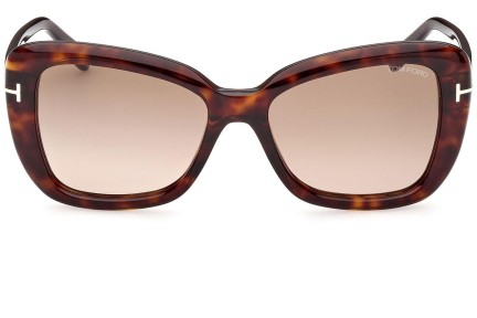 Sluneční brýle Tom Ford FT1008 52F Cat Eye Havana