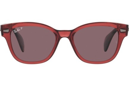 Sluneční brýle Ray-Ban RB0880S 6639AF Polarized Squared Růžové