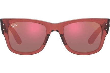 Sluneční brýle Ray-Ban Mega Wayfarer RB0840S 66372K Squared Růžové