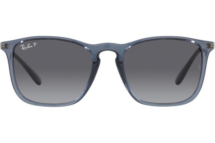 Sluneční brýle Ray-Ban Chris RB4187 6592T3 Polarized Squared Modré