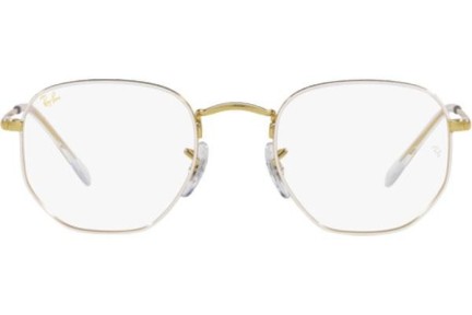 Brýle Ray-Ban Hexagonal RX6448 3104 Squared Zlaté