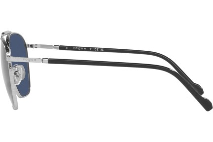 Sluneční brýle Vogue Eyewear VO4256S 323/80 Squared Stříbrné