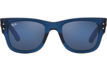 Sluneční brýle Ray-Ban Mega Wayfarer RB0840S 6638O4 Squared Modré