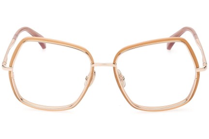 Brýle Max Mara MM5076 028 Squared Zlaté