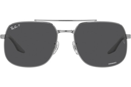 Sluneční brýle Ray-Ban Chromance Collection RB3699 004/K8 Polarized Squared Stříbrné