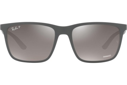 Sluneční brýle Ray-Ban Chromance Collection RB4385 60175J Polarized Squared Šedé