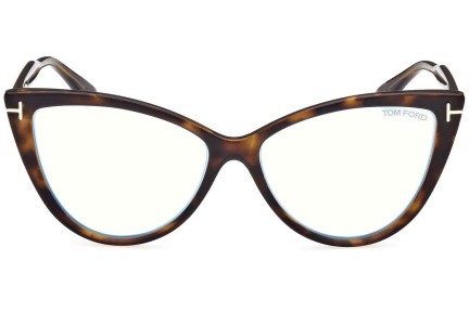 Brýle Tom Ford FT5843-B 052 Cat Eye Havana