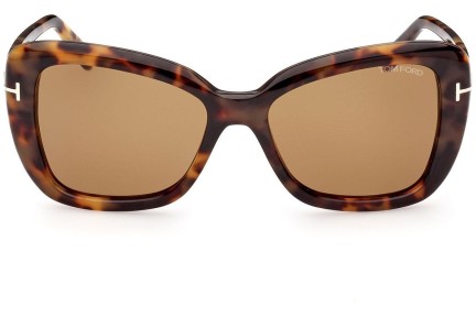 Sluneční brýle Tom Ford FT1008 55J Cat Eye Havana