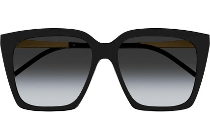 Sluneční brýle Saint Laurent SLM100 002 Squared Černé