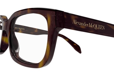 Brýle Alexander McQueen AM0345O 002 Obdélníkové Havana