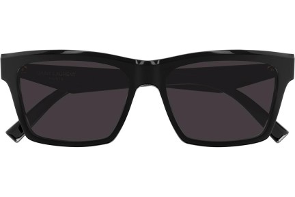 Sluneční brýle Saint Laurent SLM104 004 Polarized Squared Černé