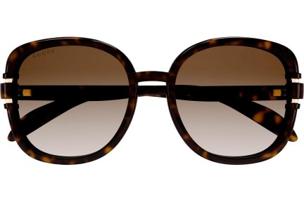 Sluneční brýle Gucci GG1068SA 002 Squared Havana