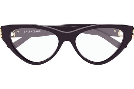 Brýle Balenciaga BB0172O 003 Cat Eye Fialové