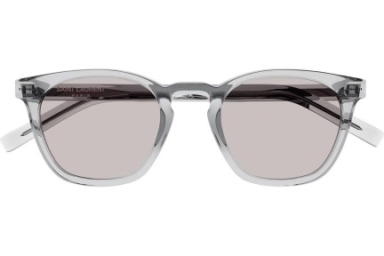 Sluneční brýle Saint Laurent SL28 043 Squared Šedé