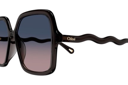 Sluneční brýle Chloe CH0086S 001 Oversize Šedé