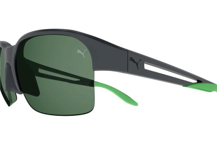 Sluneční brýle Puma PU0352S 004 Polarized Obdélníkové Šedé