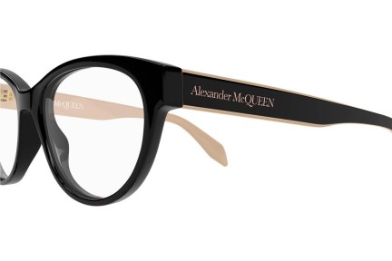 Brýle Alexander McQueen AM0359O 004 Cat Eye Černé