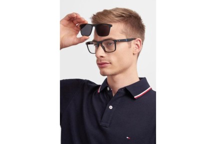 Brýle Tommy Hilfiger TH1903/CS 807/M9 Polarized Squared Černé