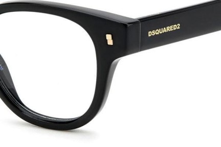 Brýle Dsquared2 D20057 807 Okrouhlé Černé