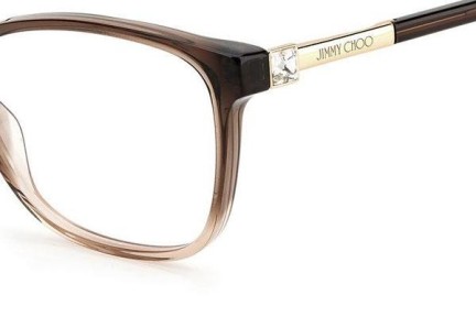 Brýle Jimmy Choo JC274 0MY Cat Eye Hnědé