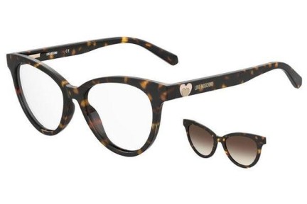 Brýle Love Moschino MOL051/CS 086/HA Cat Eye Havana