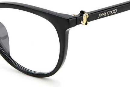 Brýle Jimmy Choo JC369/F 807 Okrouhlé Černé