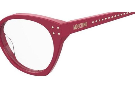 Brýle Moschino MOS582 C9A Cat Eye Červené