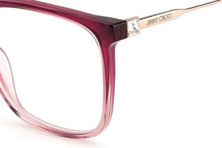 Brýle Jimmy Choo JC341 7W5 Squared Růžové