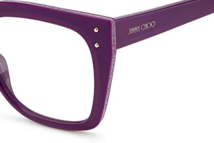 Brýle Jimmy Choo JC329 B3V Squared Fialové