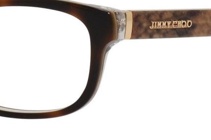 Brýle Jimmy Choo JC121 VTH Obdélníkové Havana