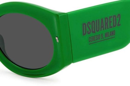 Sluneční brýle Dsquared2 D20071/S 1ED/IR Oválné Zelené