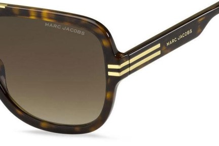 Sluneční brýle Marc Jacobs MARC637/S 086/HA Pilot Havana