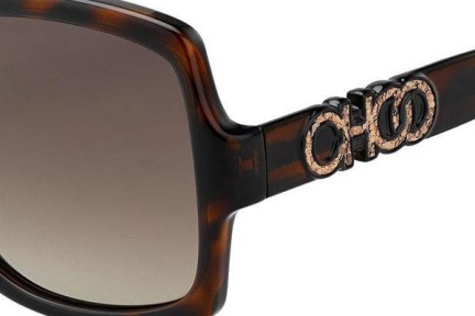 Sluneční brýle Jimmy Choo Sammi/G/S 086/HA Polarized Oversize Havana