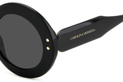 Sluneční brýle Carolina Herrera HER0081/S 807/IR Okrouhlé Černé