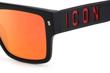 Sluneční brýle Dsquared2 ICON0003/S OIT/UZ Flat Top Černé