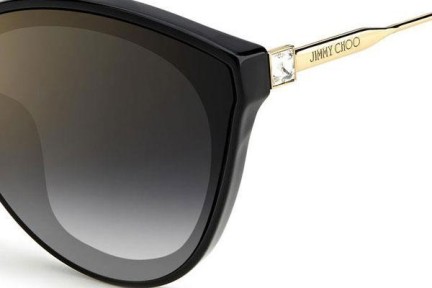 Sluneční brýle Jimmy Choo VIC/F/SK 807/FQ Cat Eye Černé