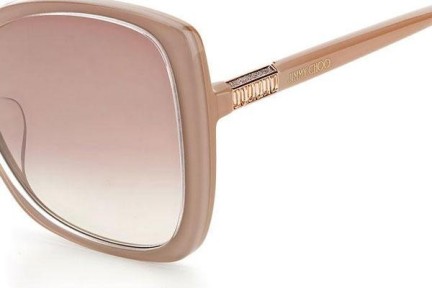 Sluneční brýle Jimmy Choo BECKY/F/S FWM/NQ Oversize Růžové