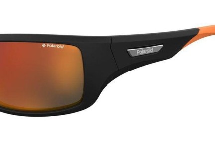 Sluneční brýle Polaroid Sport Active Collection PLD7013/S CAX/OZ Polarized Obdélníkové Černé