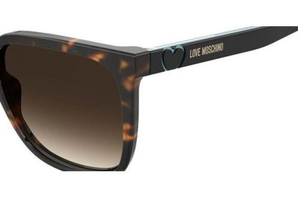 Sluneční brýle Love Moschino MOL044/S 086/HA Squared Havana