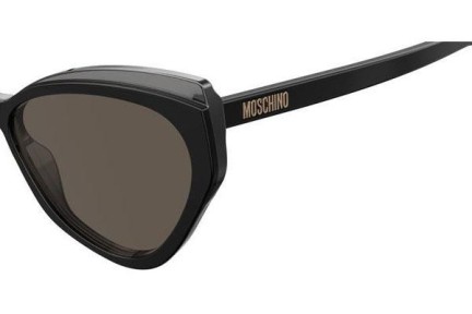 Sluneční brýle Moschino MOS081/S 08A/IR Cat Eye Černé