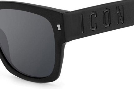 Sluneční brýle Dsquared2 ICON0004/S 003/T4 Squared Černé