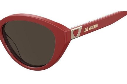 Sluneční brýle Love Moschino MOL033/S C9A/70 Cat Eye Červené