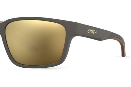 Sluneční brýle Smith BASECAMP FRE/QE Polarized Squared Šedé