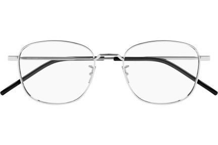 Brýle Saint Laurent SL492/K 005 Obdélníkové Stříbrné