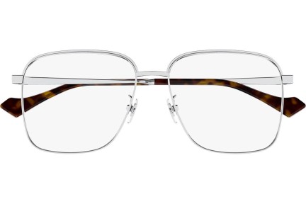 Brýle Gucci GG1101OA 003 Squared Stříbrné