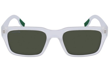 Sluneční brýle Lacoste L6004S 970 Squared Bílé