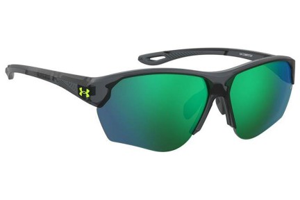 Sluneční brýle Under Armour UACOMPETE/F 63M/V8 Obdélníkové Šedé