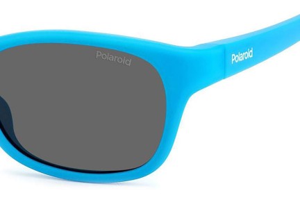 Sluneční brýle Polaroid Junior PLDK006/S MVU/M9 Polarized Obdélníkové Modré